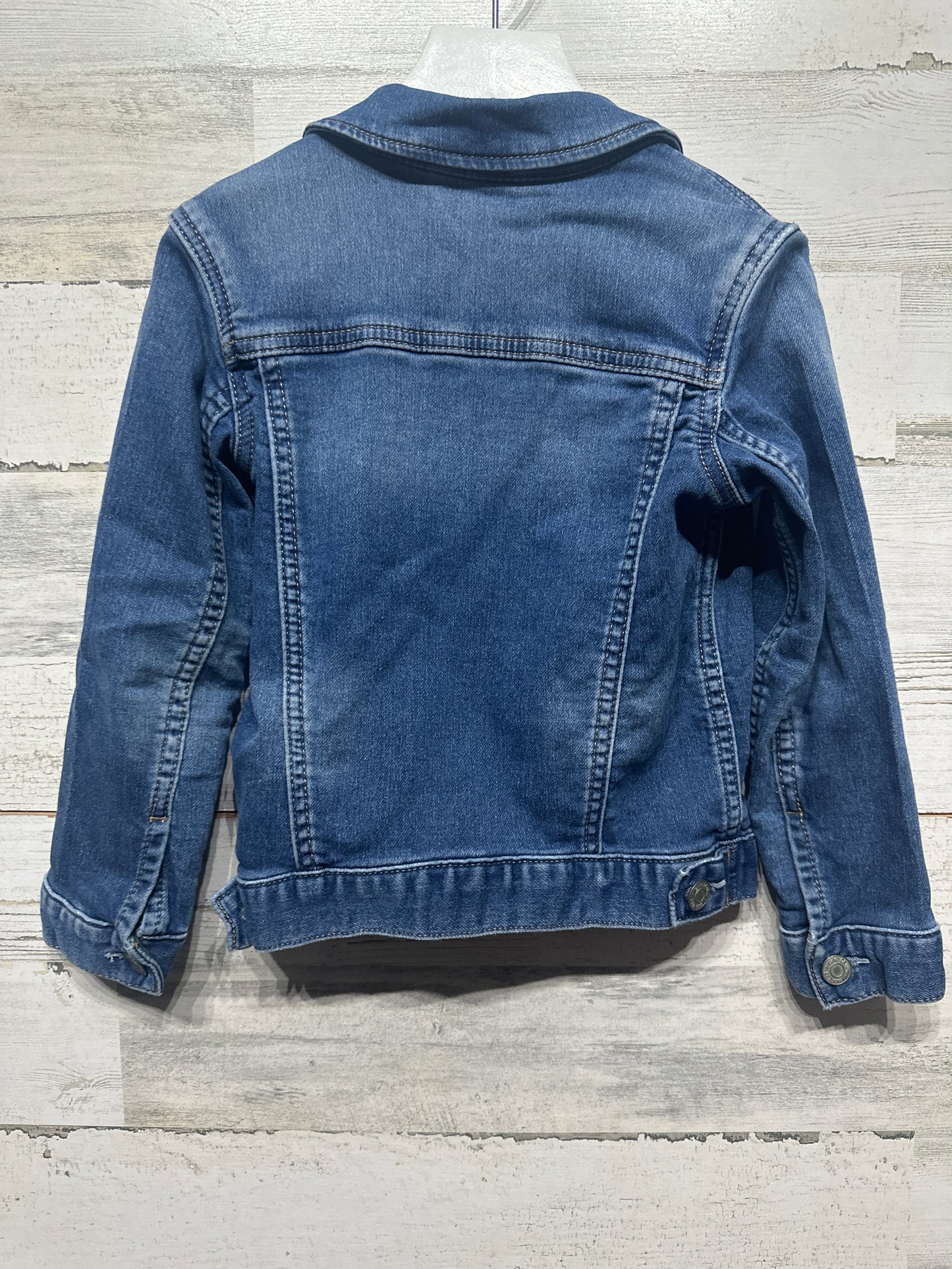 Boys Size 5 Years Toddler Gap Stretchy Denim Jacket - Very Good Used Condition