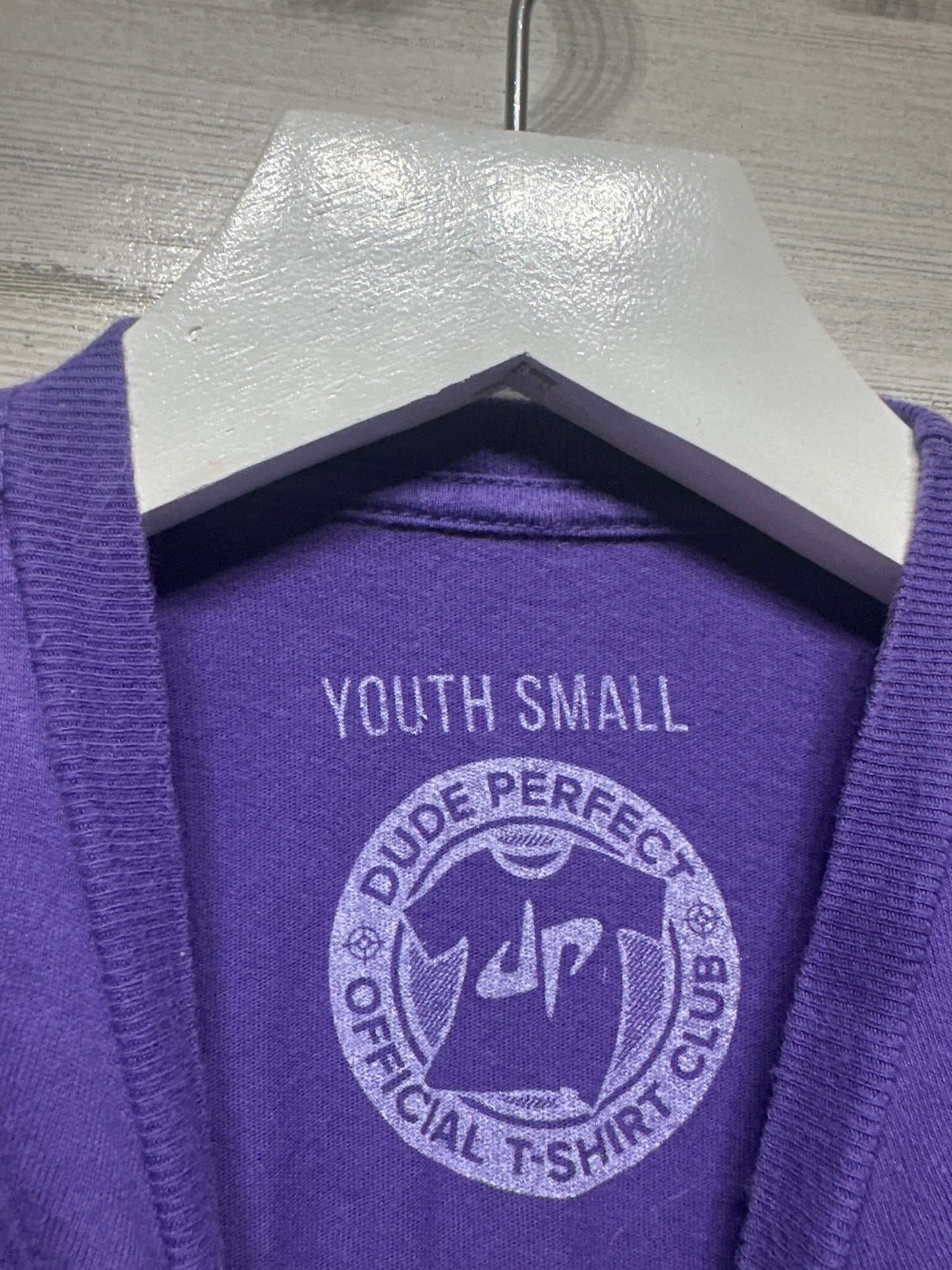 Boys Size Small (6-7) Dude Perfect Purple TShirt - Play Condition*