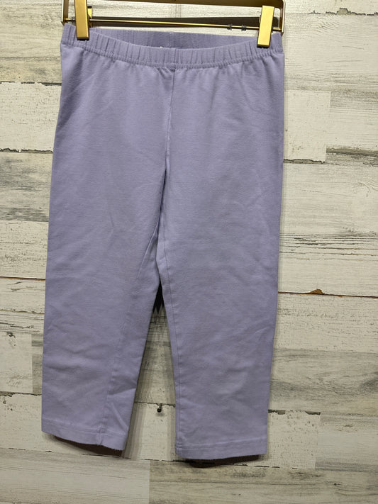 Hanna Andersson Lavender Capri Leggings - Girls Size 12 (150cm) - Good Used Condition