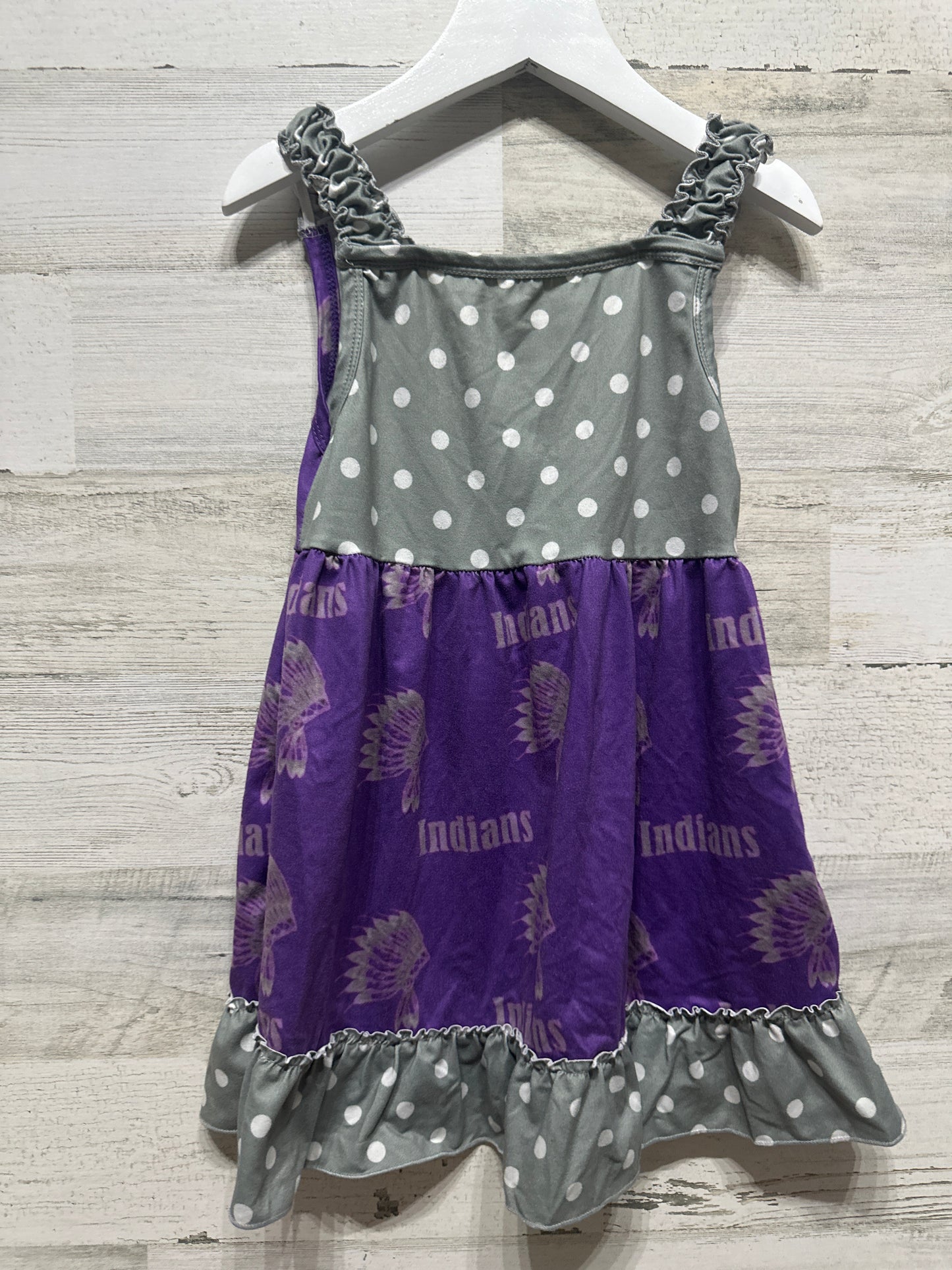 Girls Preowned Size 2t PNG Indians Dress - Good Used Condition