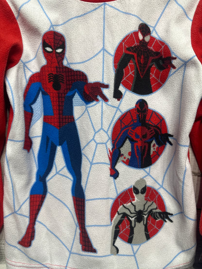 Spiderman Fleece PJ Set Boys XS 4-5 GUC