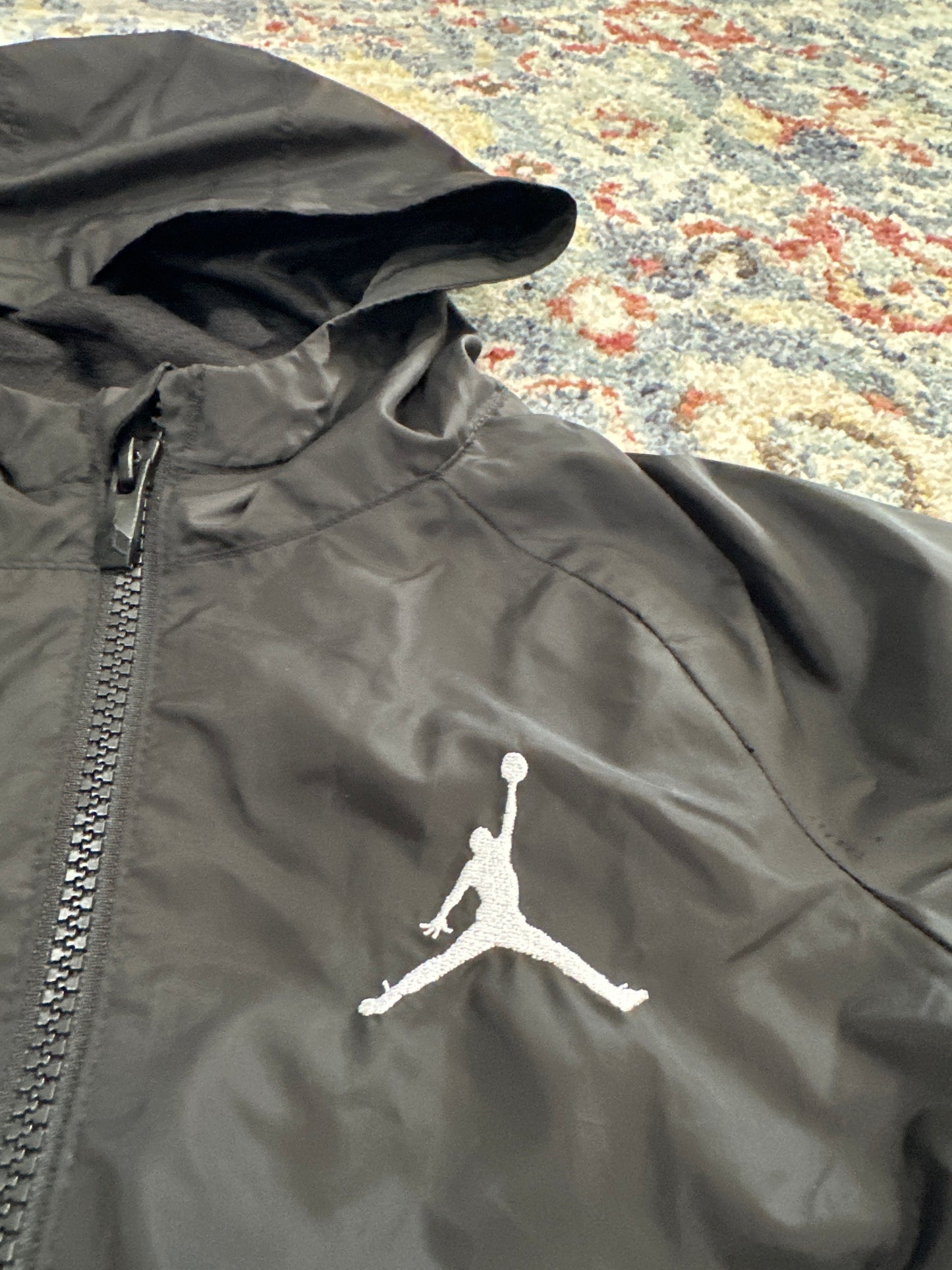 Jordan Windbreaker Jacket Boys Size 6 (Fits 5-6 Yrs) VGUC