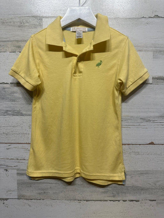 Boys Size 5 TBBC Pima Yellow Polo Shirt - Very Good Used Condition