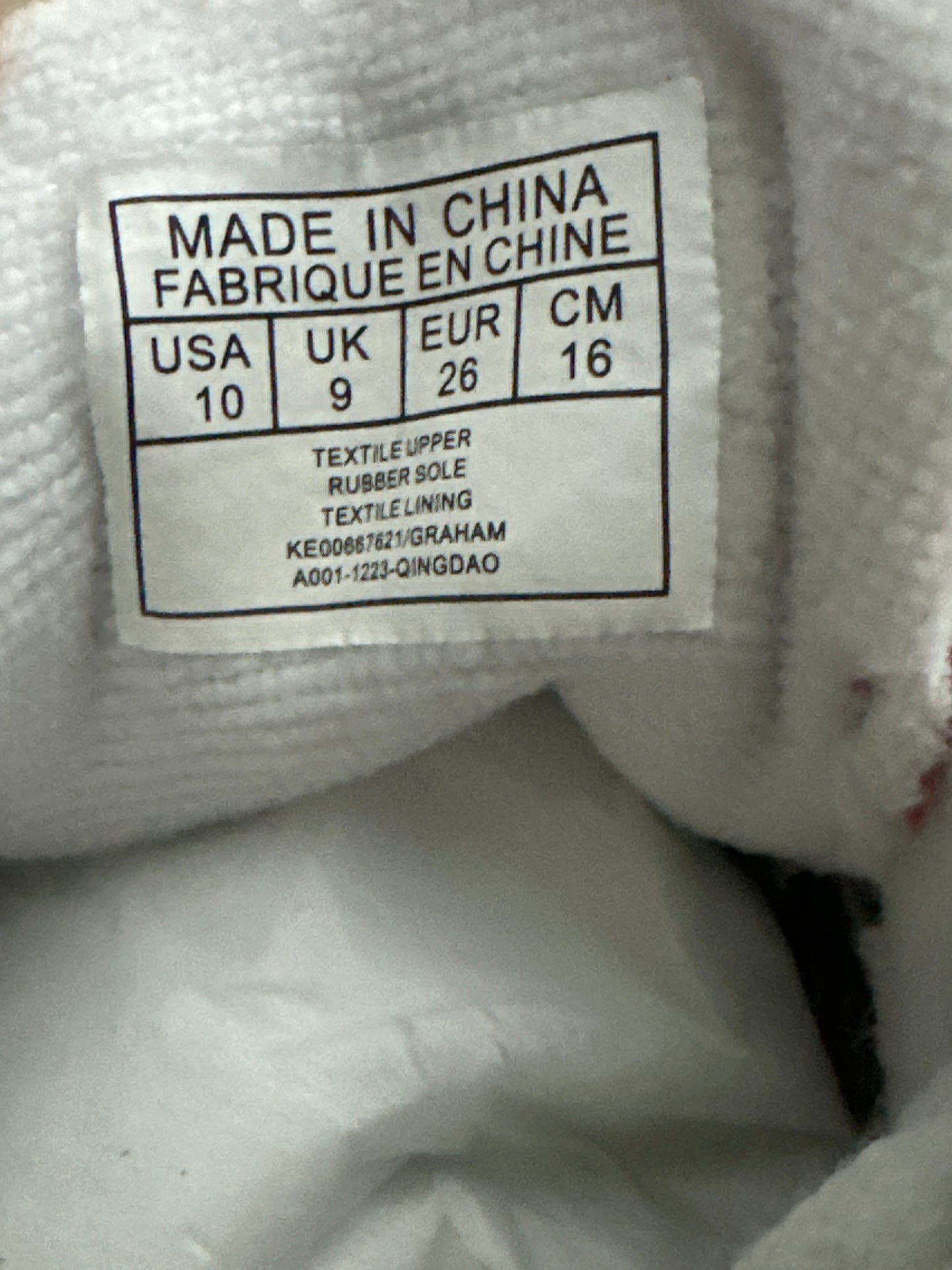 Keds Red Graham Sneakers Toddler Size 10 New Without Box