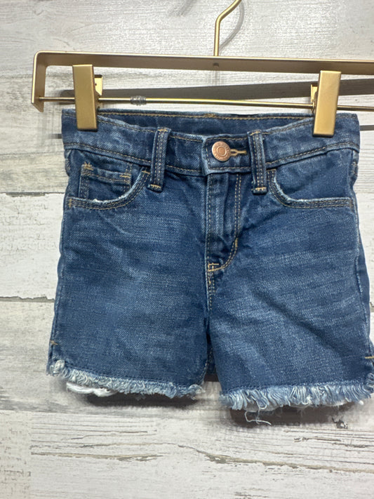 Girls Size 3t Old Navy Adjustable Waist Denim Shorts - Very Good Used Condition