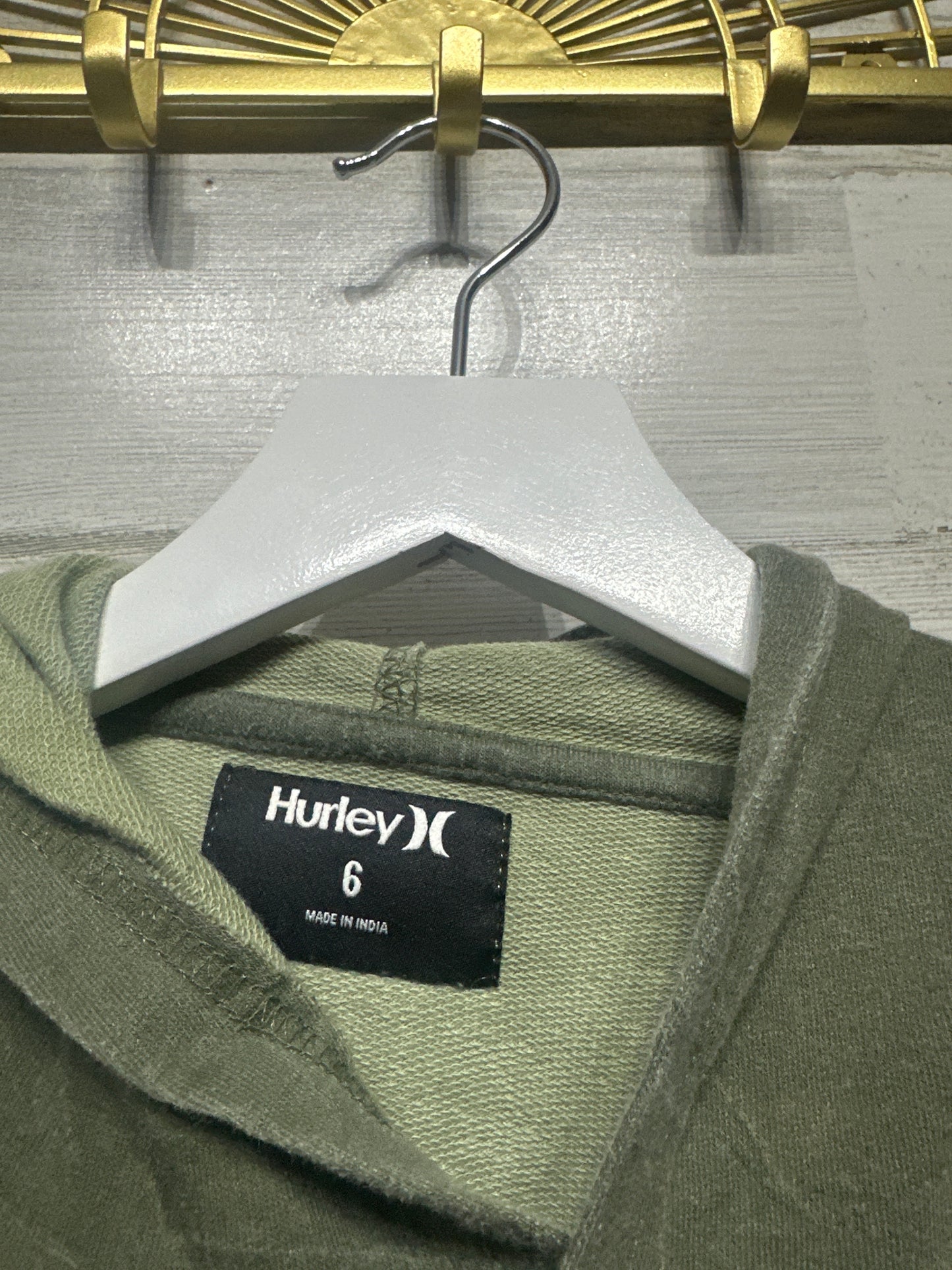 Boys Size 6 Hurley Hoodie - Good Used Condition
