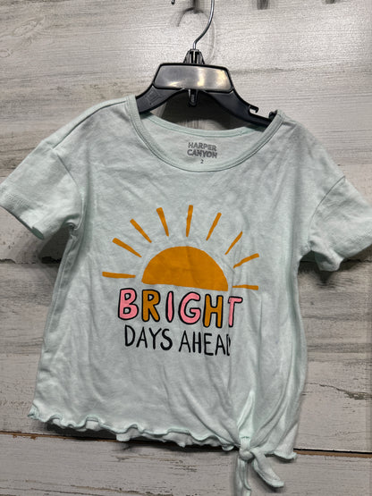 Size 2 Harper Canyon Shirt / Size 2t Dot Dot Smile Leggings NWT