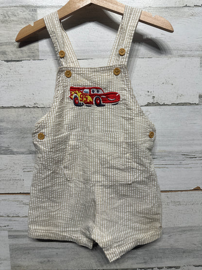 Lightning McQueen Boys 12m Cars Disney Romper Play Condition*