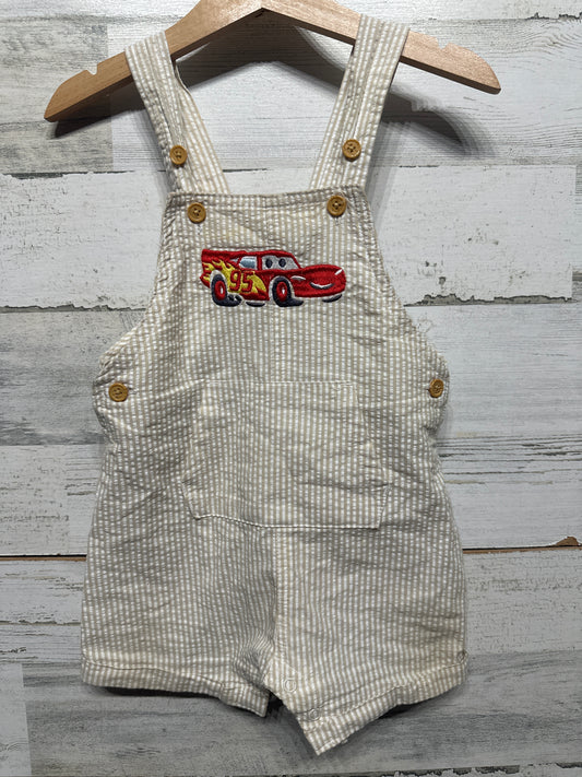 Lightning McQueen Boys 12m Cars Disney Romper Play Condition*