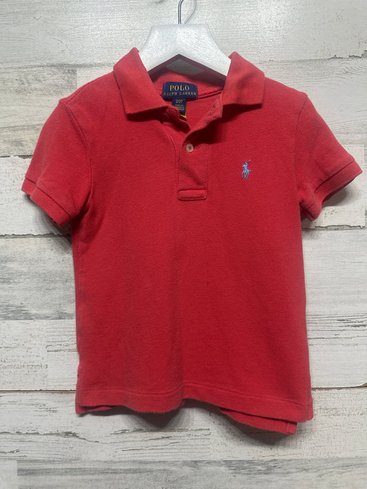 Size 2/2T Polo Ralph Lauren Iconoic Mesh Polo Shirt - Good Used Condition