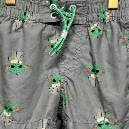 Boys Size 18-24m Star Wars/Gap Baby Yoda Swim Trunks - Good Used Condition