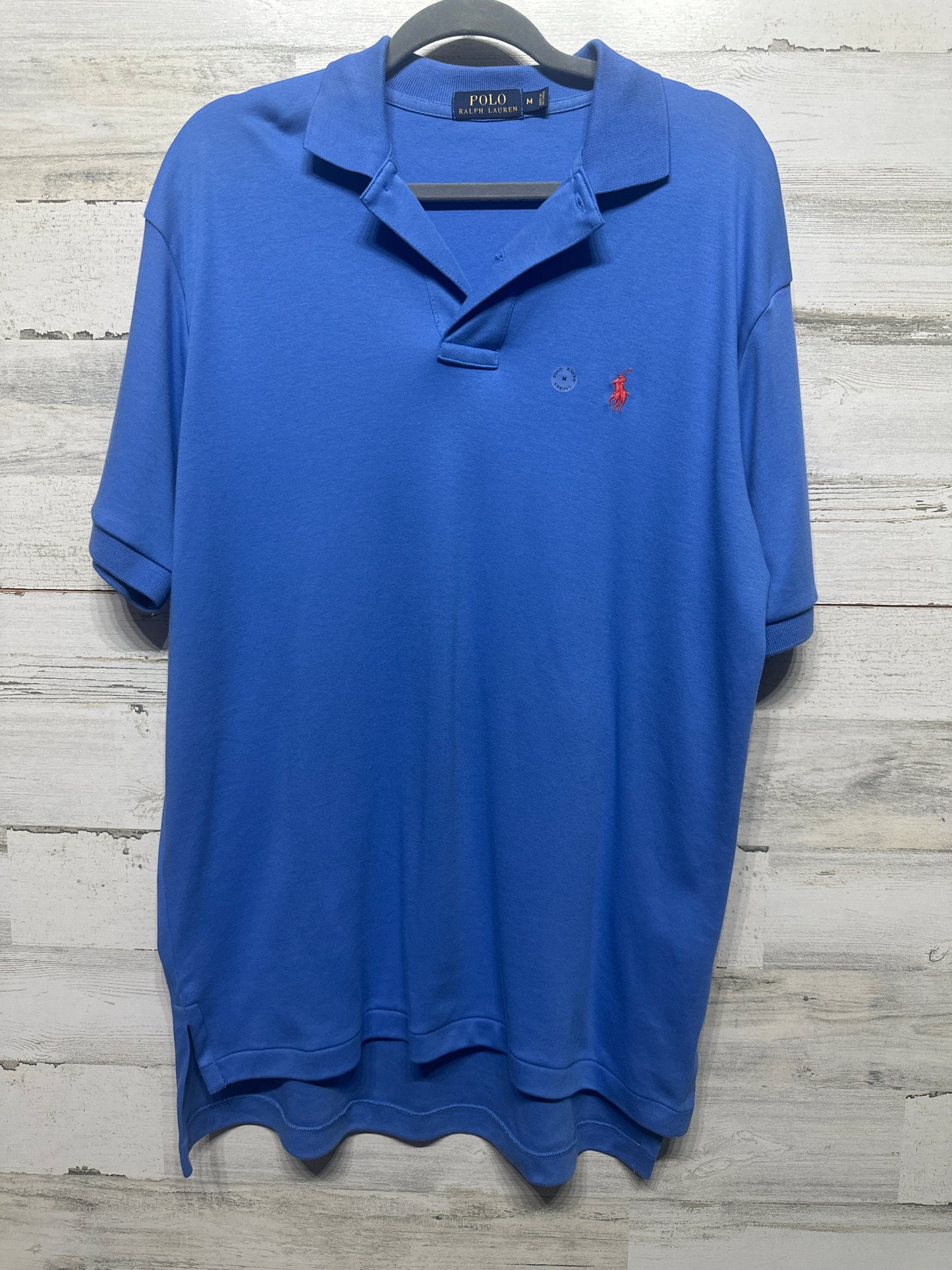 Polo Ralph Lauren Men’s Medium 100 % Cotton Polo Shirt Blue NWOT