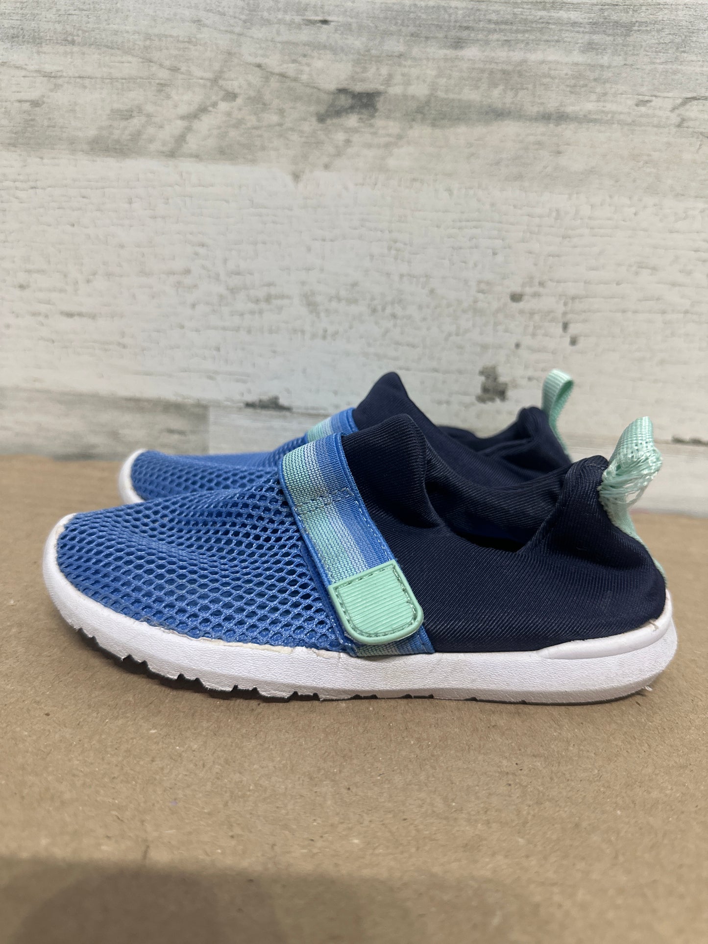 Size 10 (Toddler) Cat and Jack Blue Water Shoes Shoes  - Good Used Condition