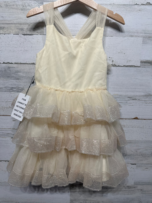 Girls Size 4 JoyFolie Alda Dress in Cream - New With Tags