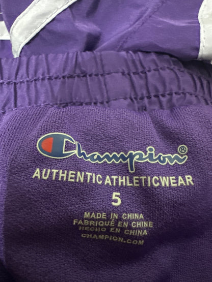 Girls Size 5 Champion Purple Active Shorts - Very Good Used Condition