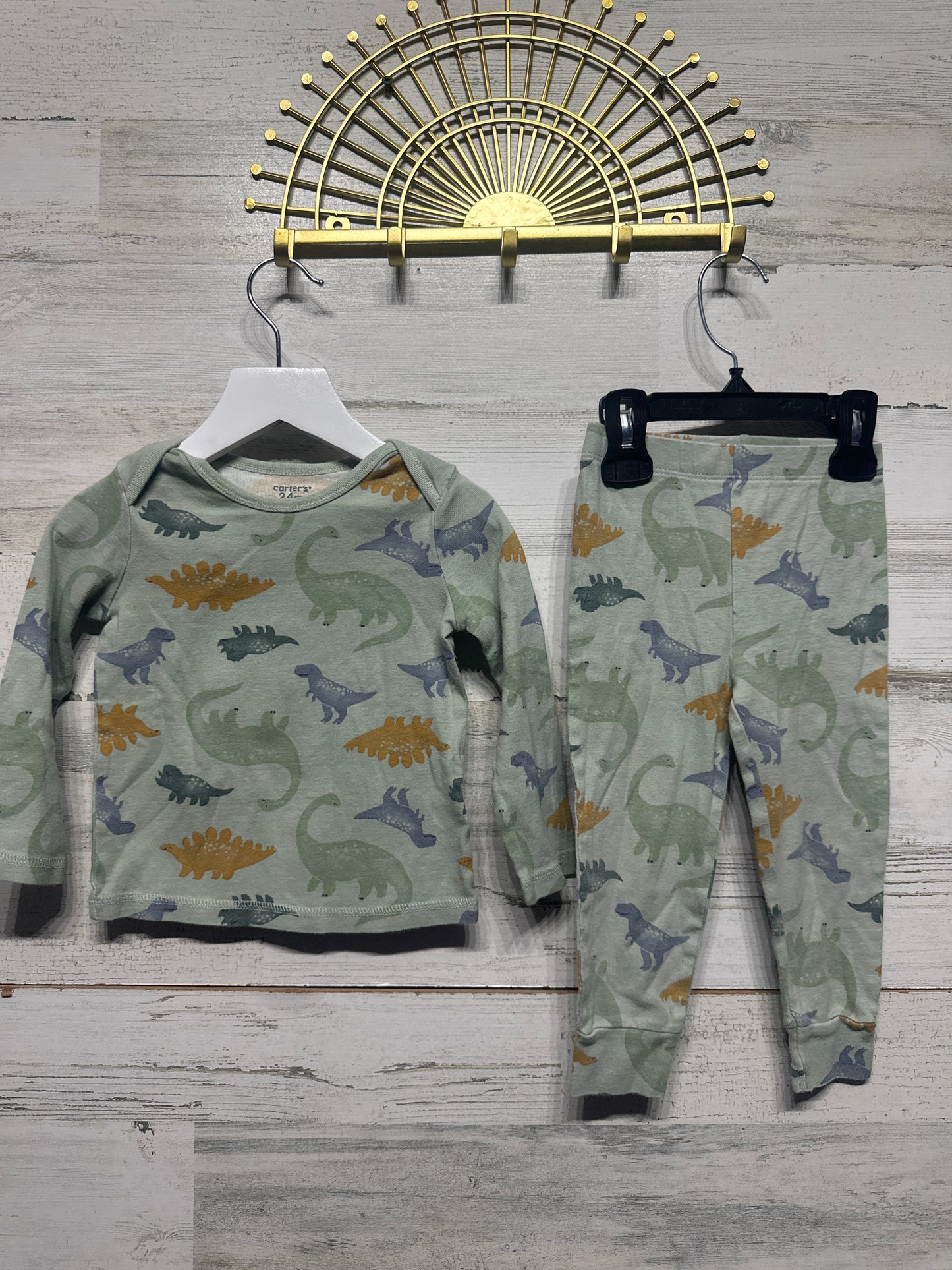 Long Sleeve/Pants Cotton Pajama Lot - Boys Size 24m - Very Good Used Condition