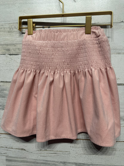 Size Small (7) GB Girls Pink Cord Skirt - Very Good Used Condition