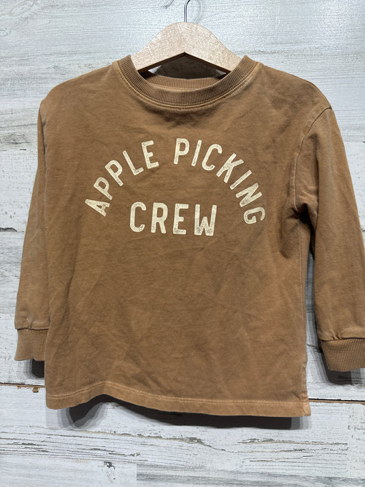 Organic Cotton Little Co Long Sleeve Shirt 24m GUC