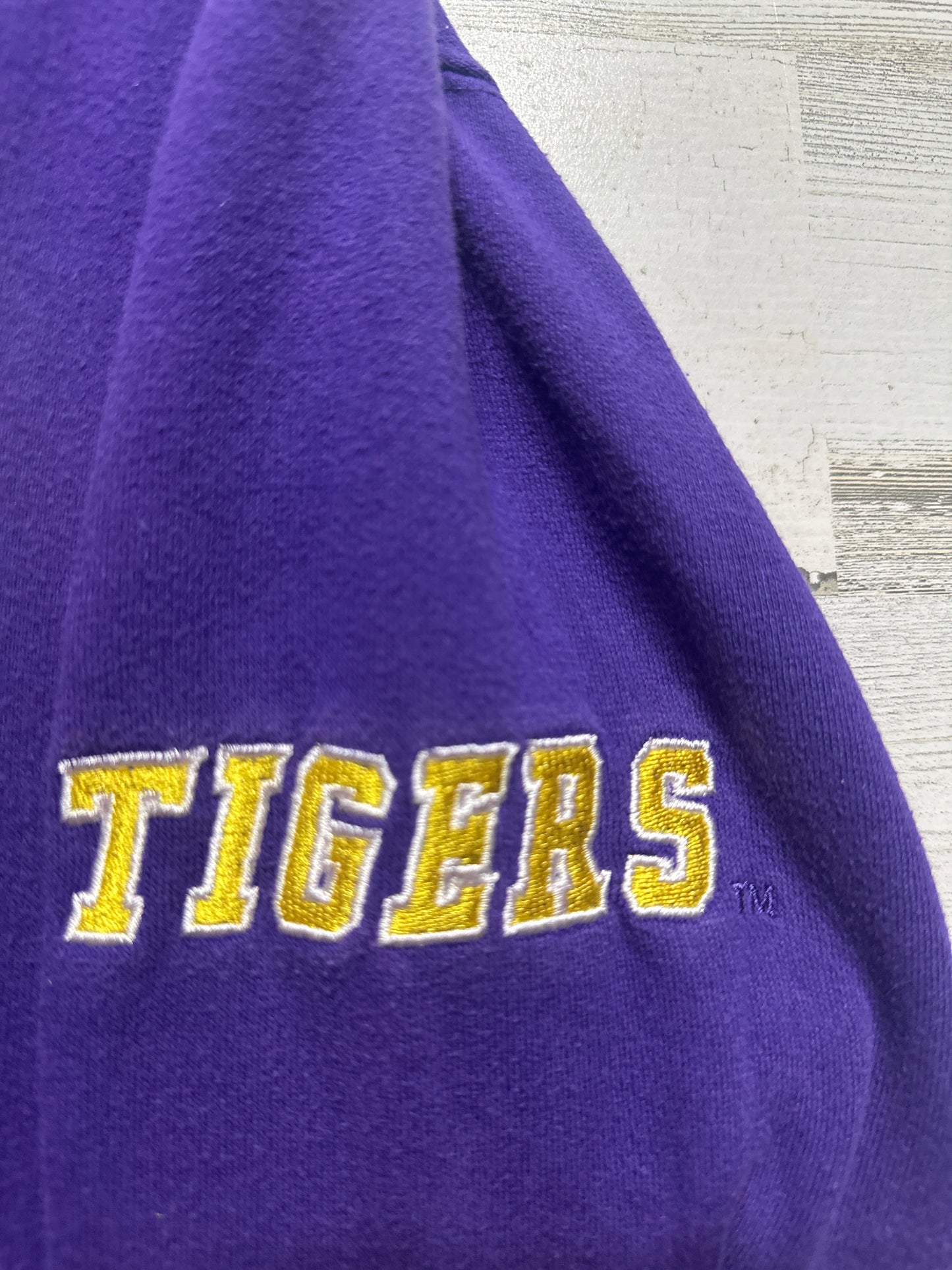 Size 12-14 (Youth Medium) Stadium Athletics Embroidered LSU Tigers Hoodie - Good Used Condition*