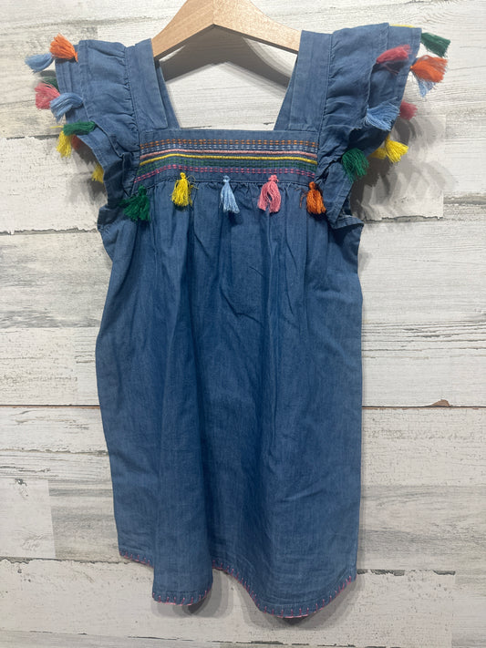 Girls Size 4t Mud Pie Denim  Dress - New With Tags