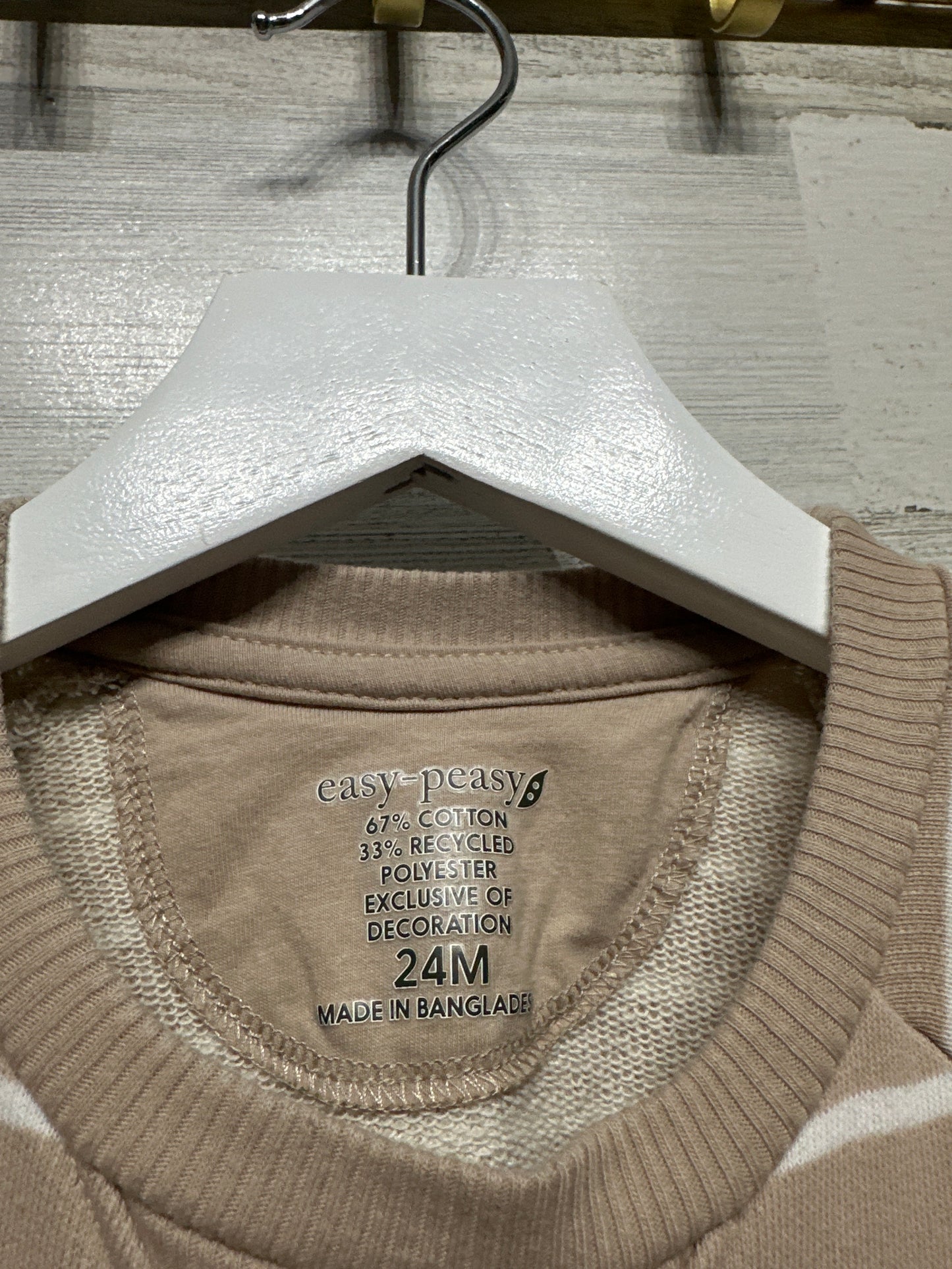 Size 24m Easy Peasy Striped Dress - Very Good Used Condition