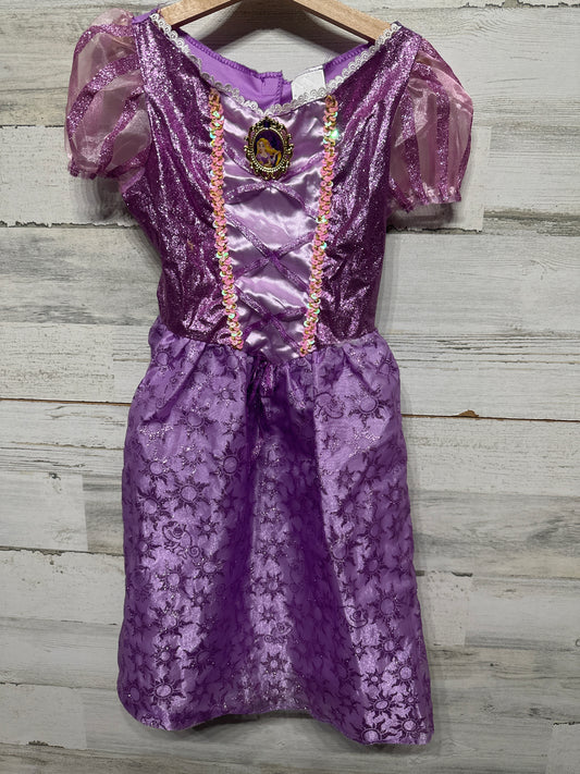 Disney Princess Rapunzel Costume Girls Size 4-6x Dress Up Dress GUC