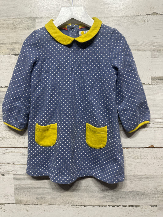 Girls Size 18-24m (92cm) Baby Boden Polka Dot Dress - Good Used Condition