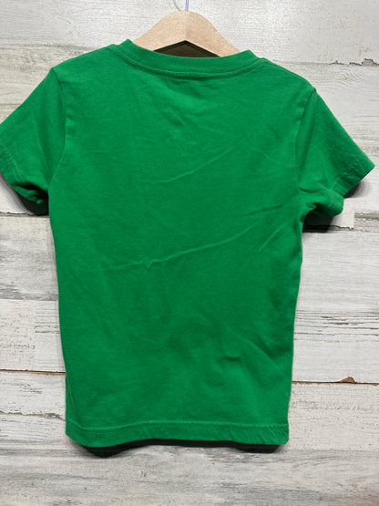 Size 6 (Fits 5-6) Nike Just Do It Green T-Shirt - Good Used Condition*