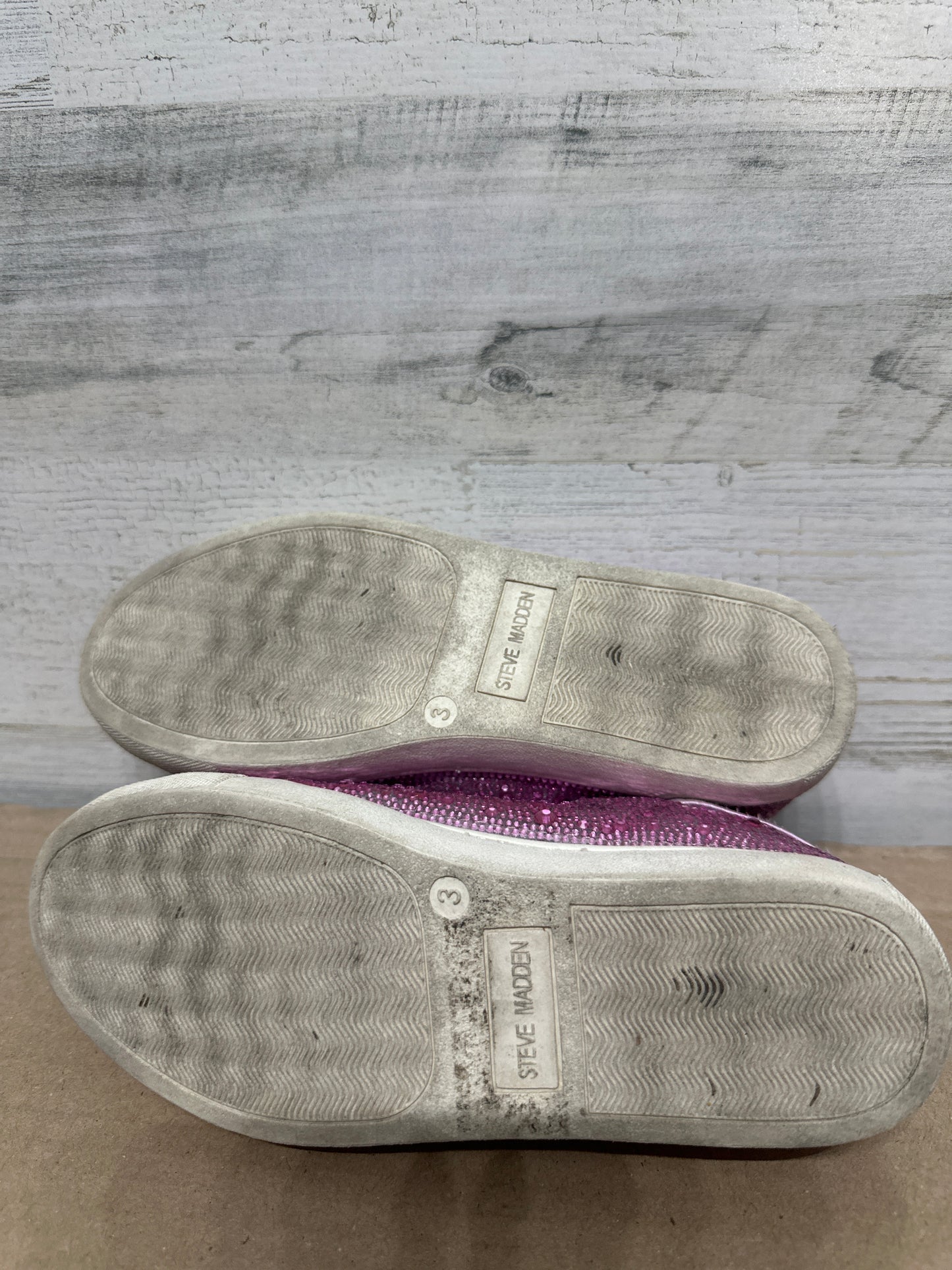Size 3 (Youth) Steve Madden Sparkle Shoes - Good Used Condition*
