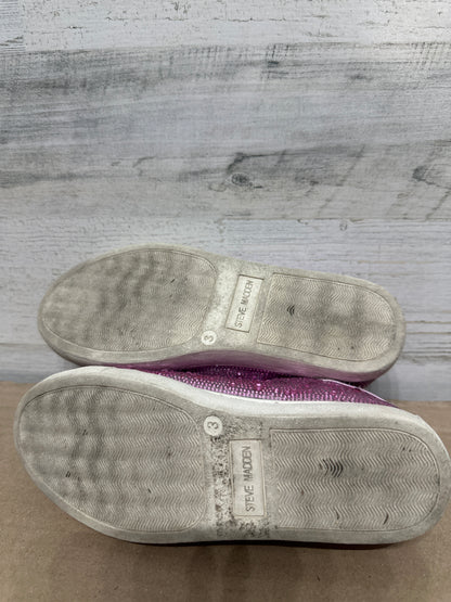 Size 3 (Youth) Steve Madden Sparkle Shoes - Good Used Condition*