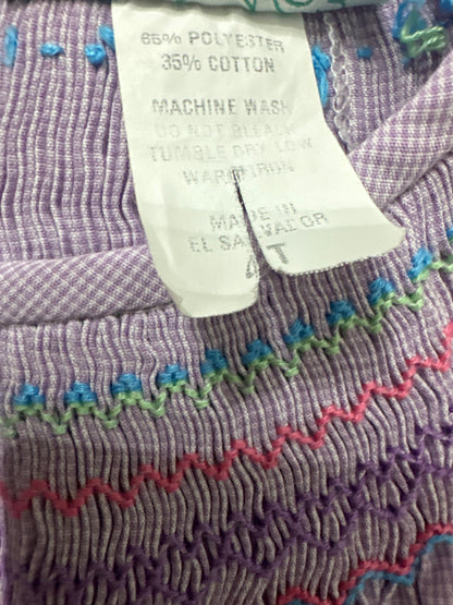 Girls Size 4t Posh 463 Smocked Dress - Very Good Used Condition