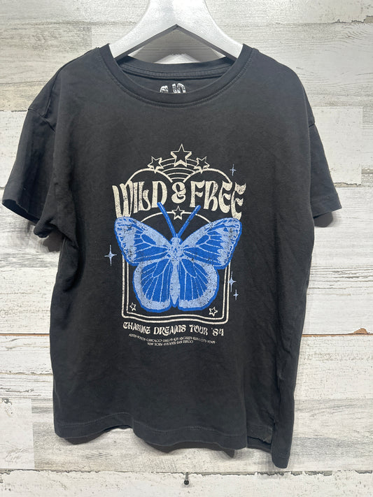 Cotton On Kids Wild and Free T-Shirt - Girls Size 9-10 - Good Used Condition