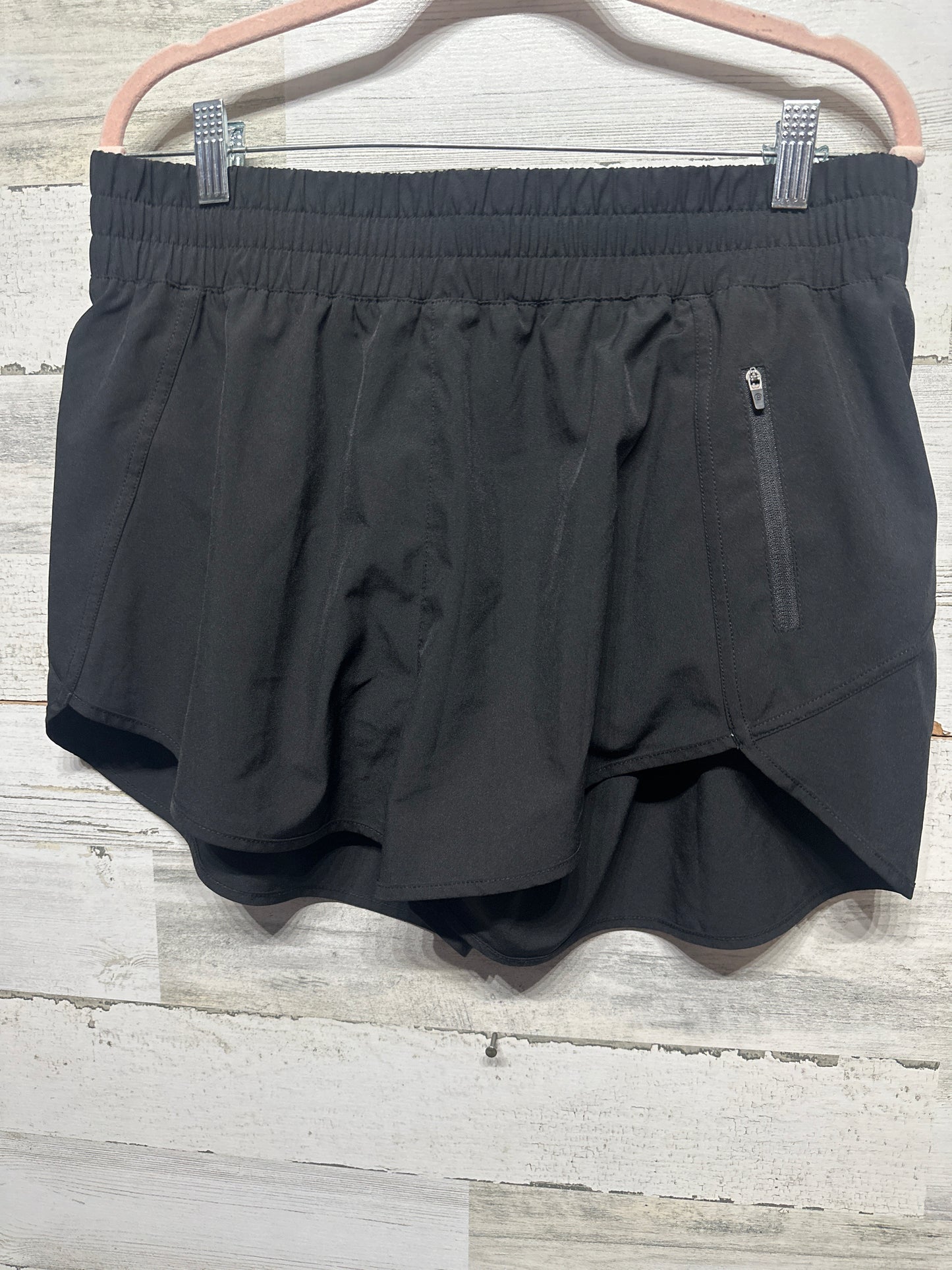 Women's Size XL Black Lined Athletic Shorts - Very Good Used Condition