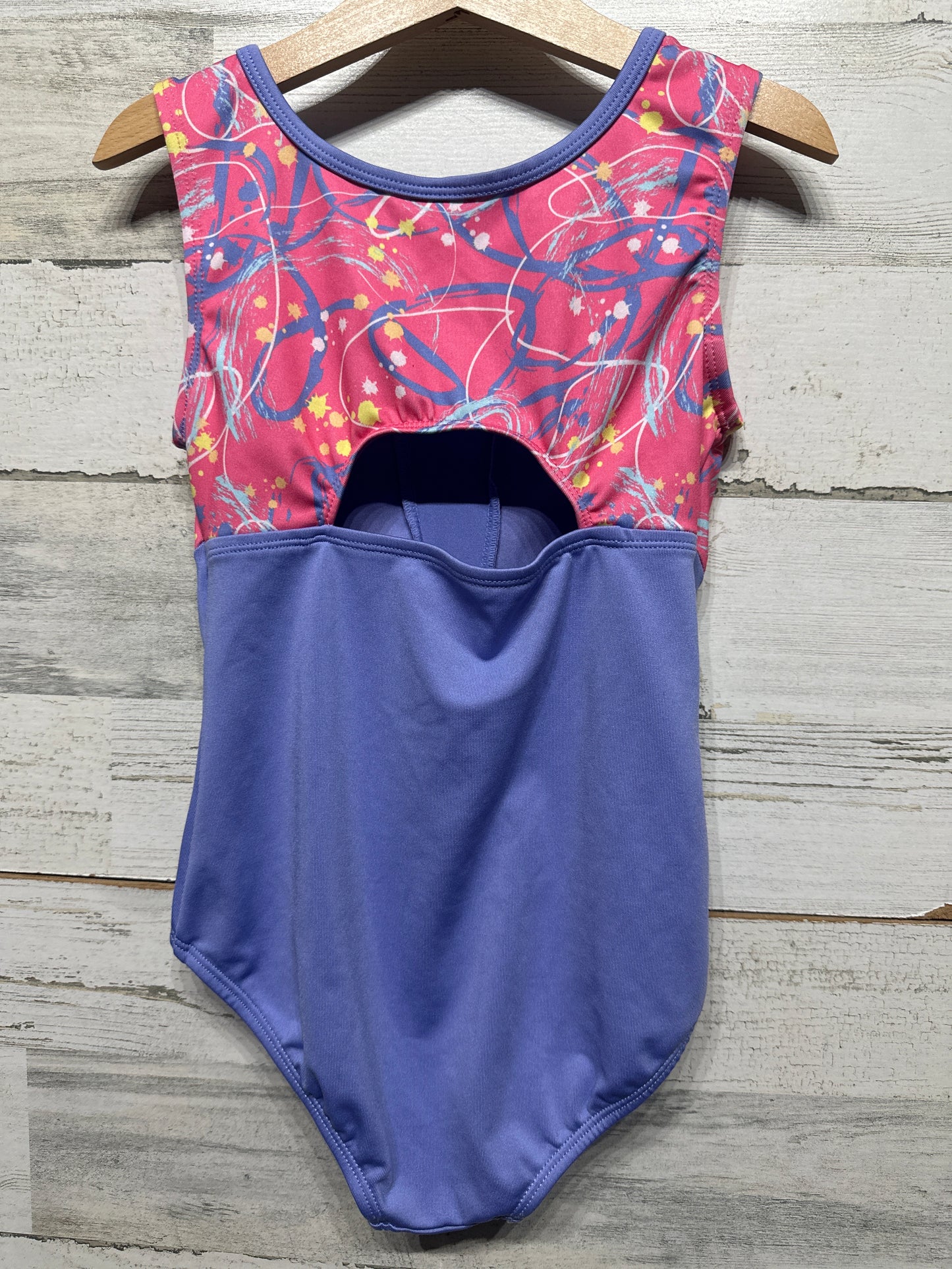 Cat & Jack Purple and Pink Sleeveless Leotard - Dancewear - Girls Size Medium 8 - Very Good Used Condition