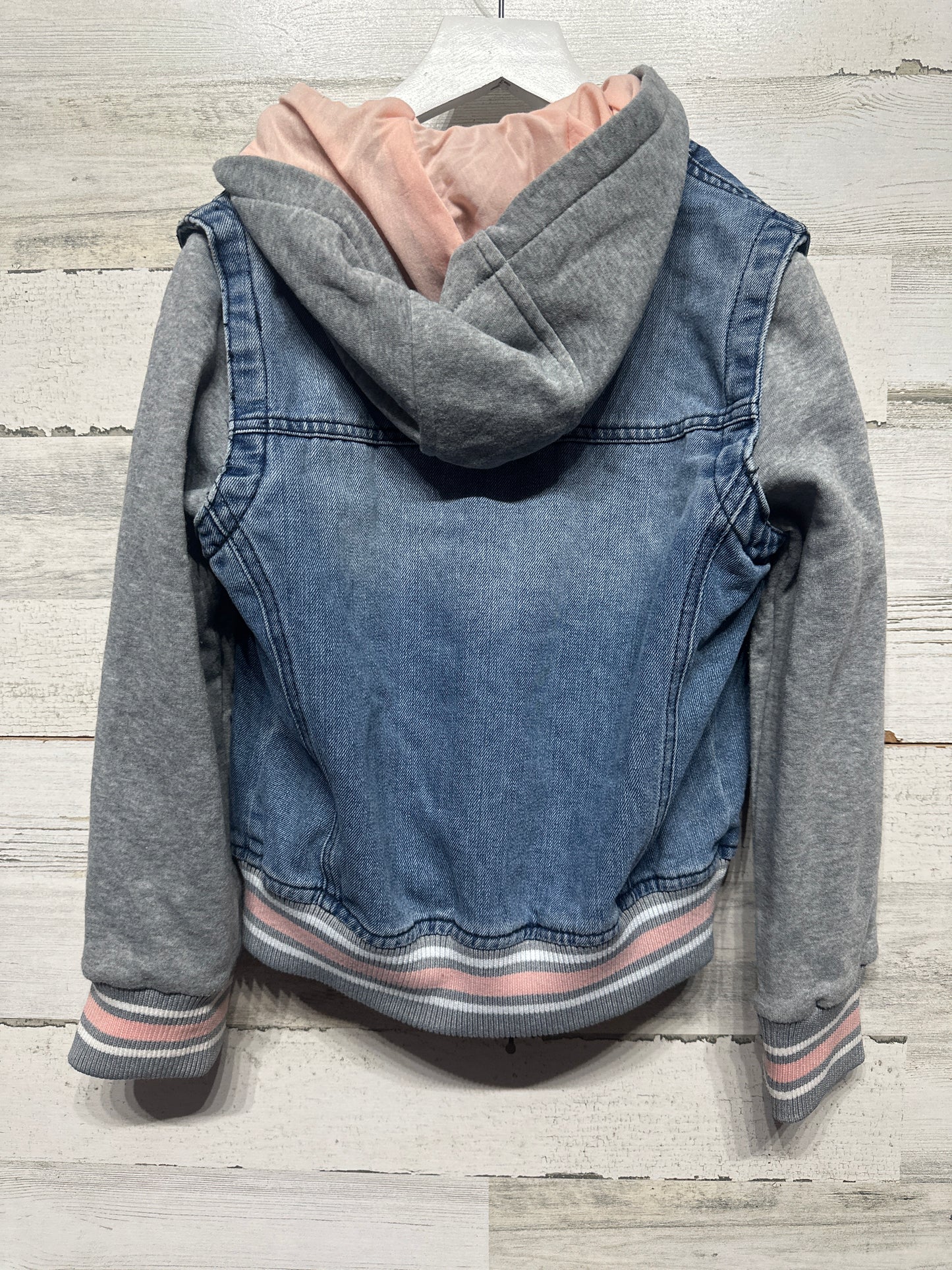 Denim Hooded Jacket -Urban Republic  - Girls Size Small 7/8 - Very Good Used Condition