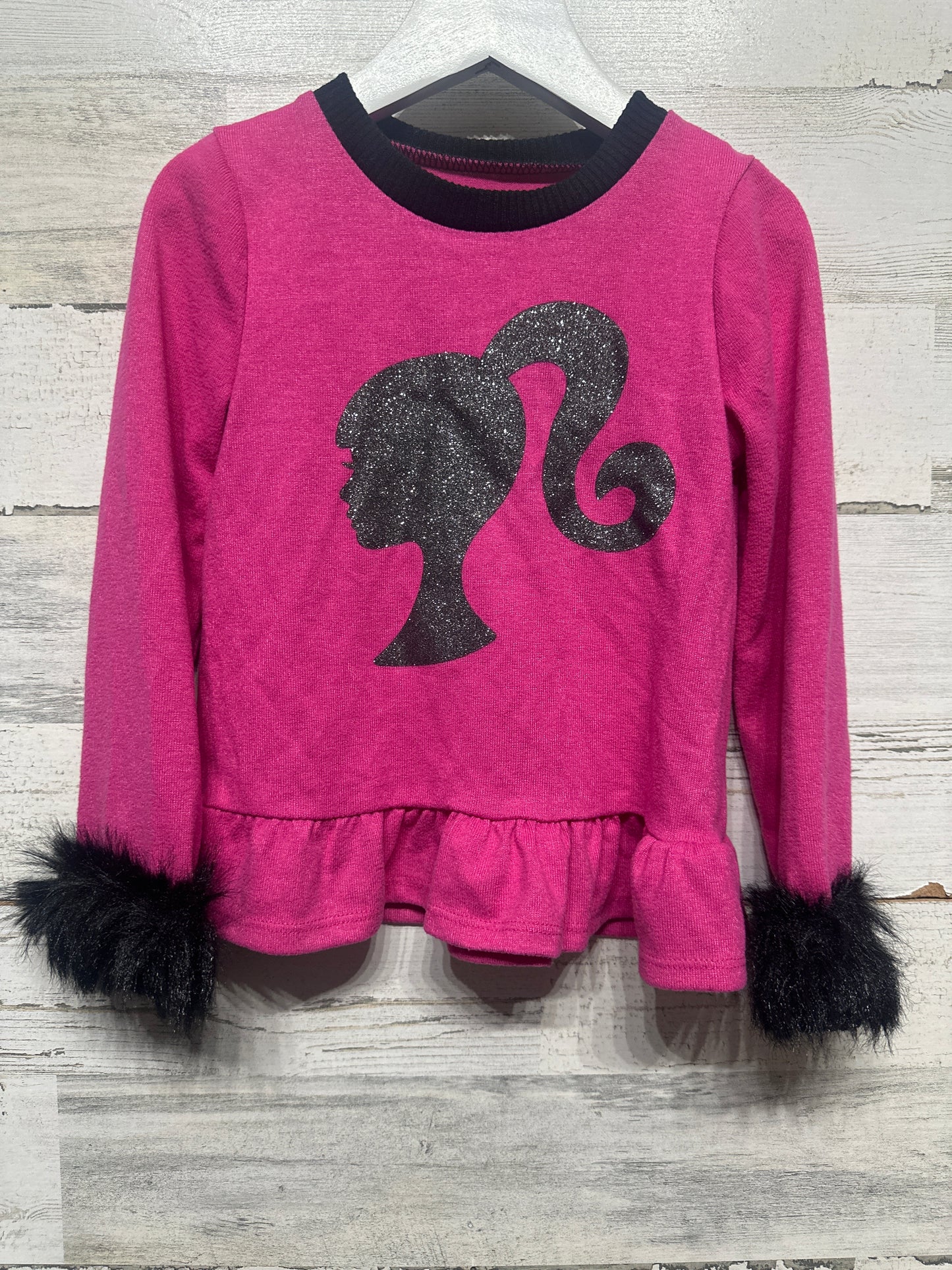 Size 4t Barbie Long Sleeve Shirt - Very Good Used Condition
