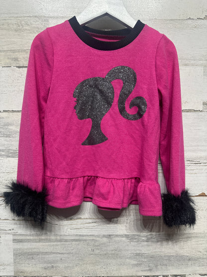 Size 4t Barbie Long Sleeve Shirt - Very Good Used Condition