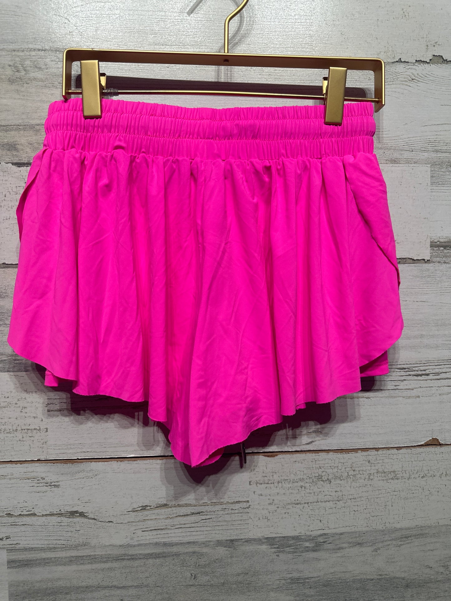 Girls Size Medium (Fits Like 7/8) Hot Pink Flowy Active Shorts - Good Used Condition