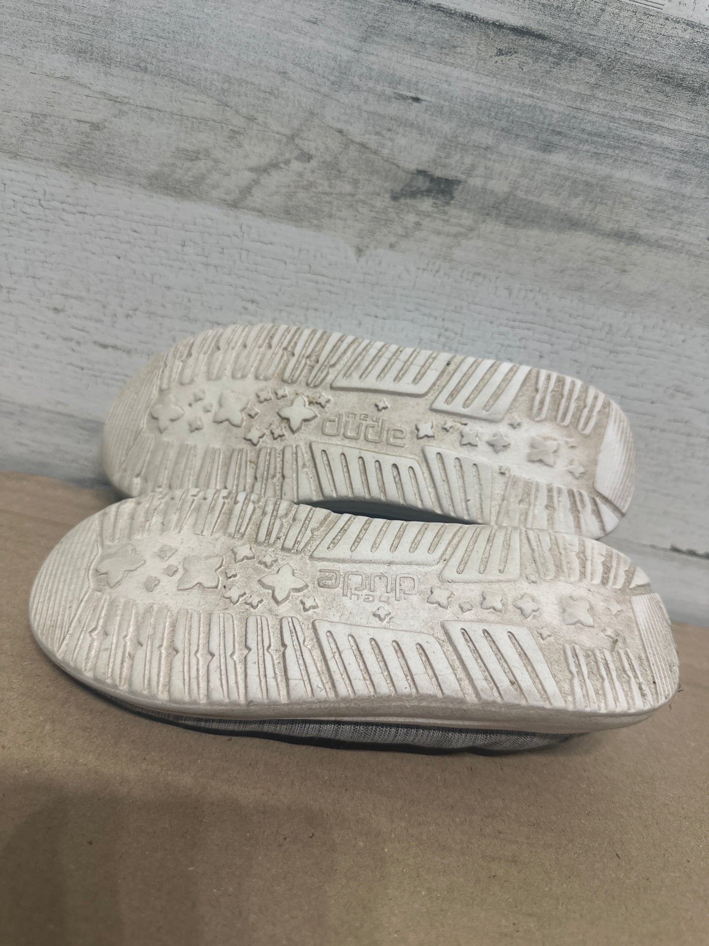 Size 13 (Little Kid) Hey Dude Grey Slip On Shoes - Play Condition*