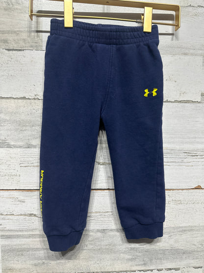 Boys Preowned Size 24m Under Armour Navy Sweatpants  - Play Condition*