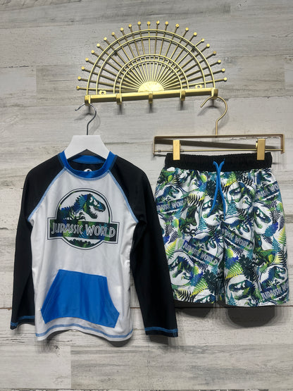 Boys Size 4t Jurassic World Swim Set - Very Good Used Condition