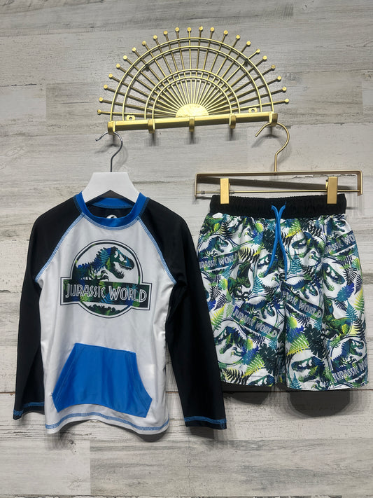 Boys Size 4t Jurassic World Swim Set - Very Good Used Condition