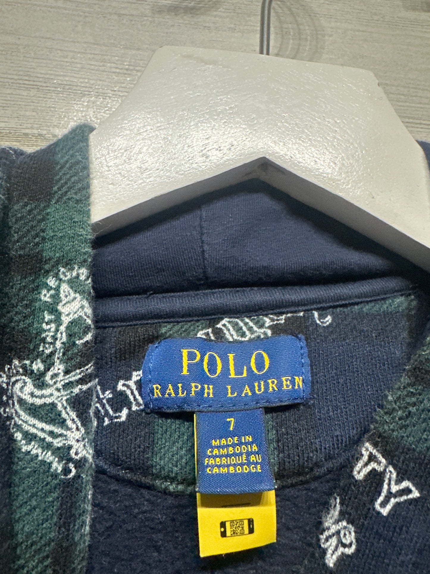 Polo Ralph Lauren Hoodie Fits Like Boys 6/7 GUC