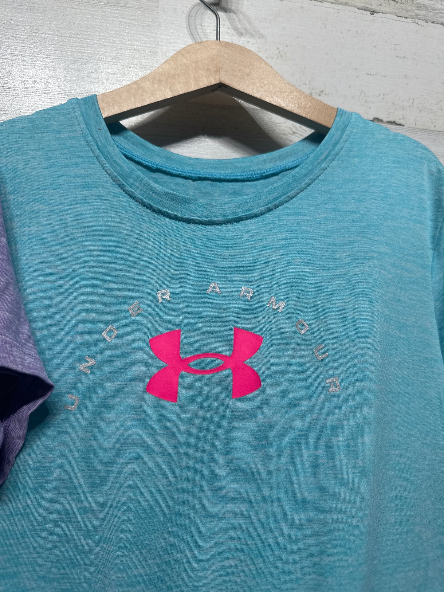 Girl's Size XL Under Armour Drifit Shirt Lot (2 Pieces) - Very Good Used Condition