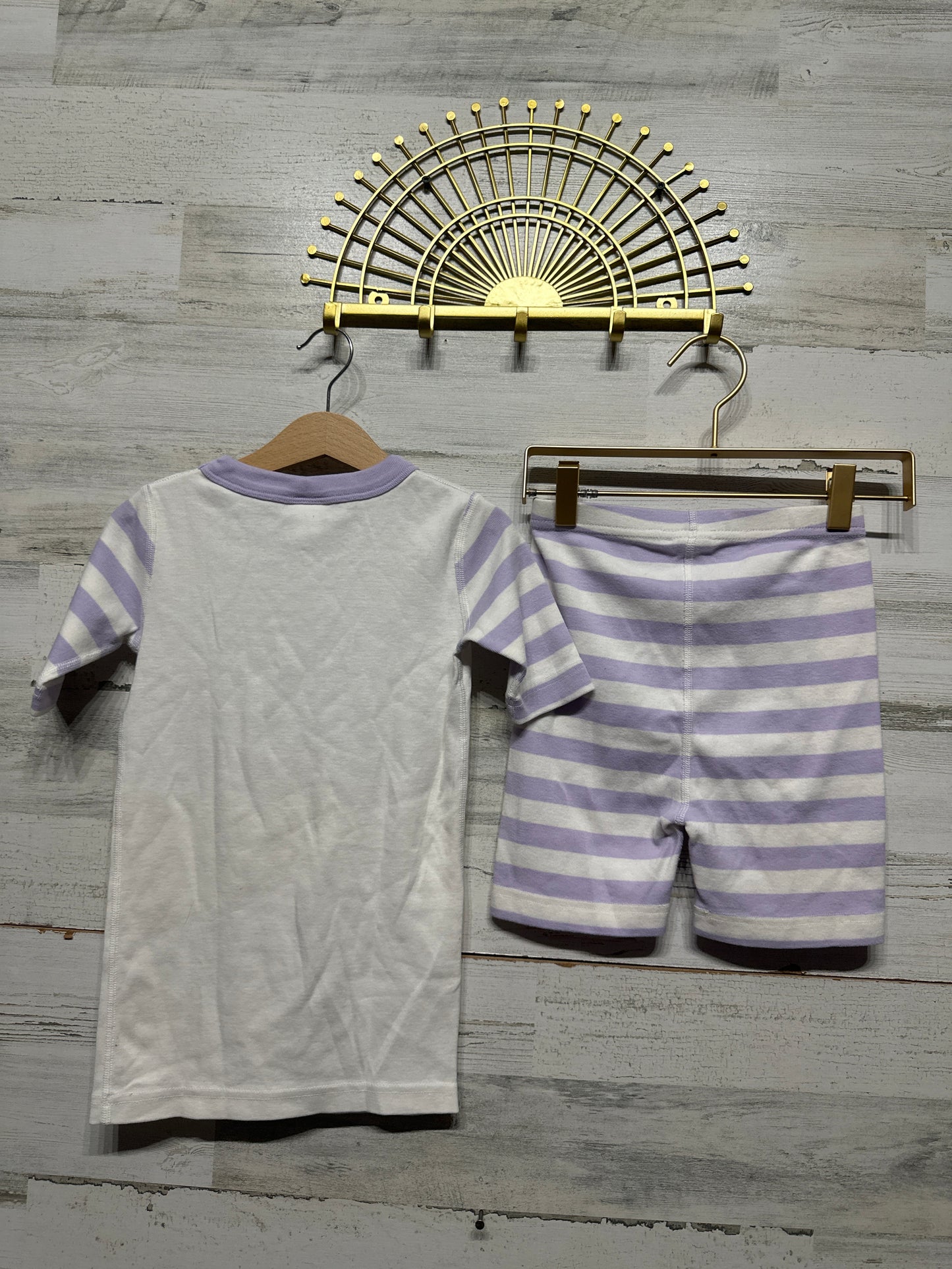 Hanna Andersson Disney Frozen Organic Cotton Shorts Pajama Set - Girls Size 8 (130cm) - Very Good Used Condition