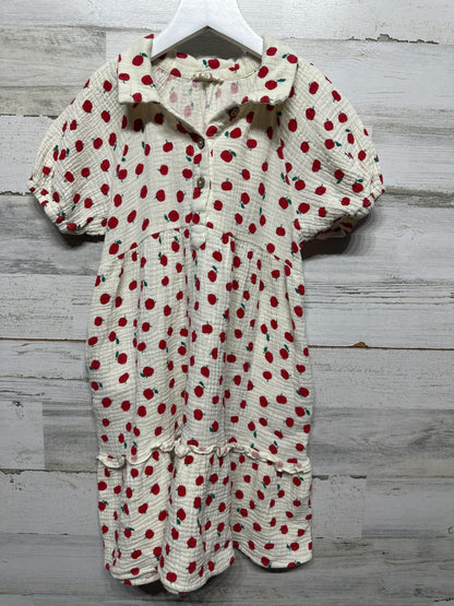 Hayden Girls Size Small Apples Dress VGUC