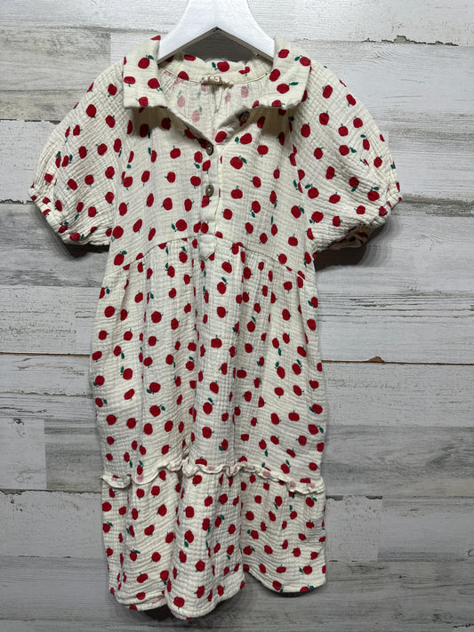 Hayden Girls Size Small Apples Dress VGUC