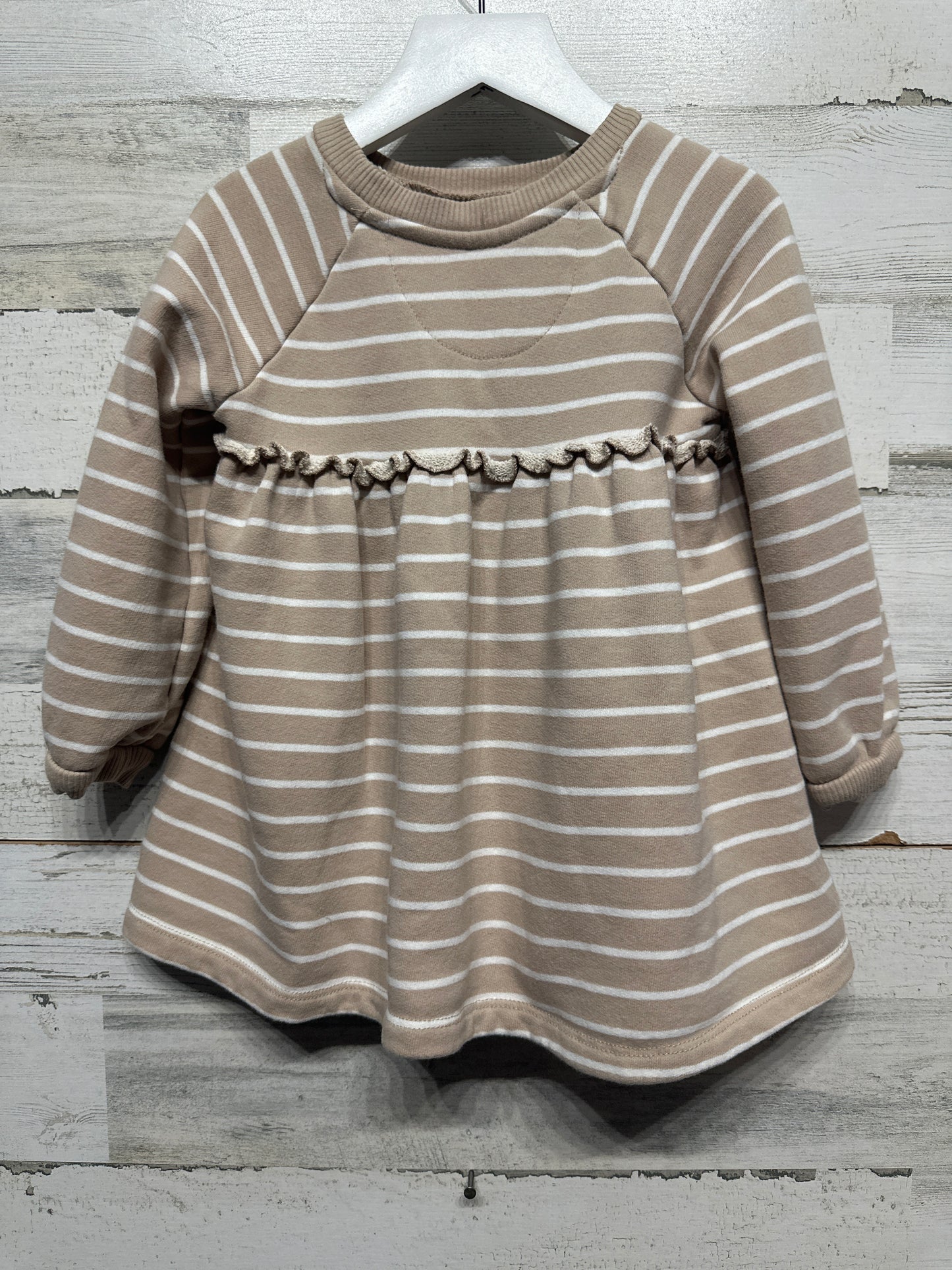 Size 24m Easy Peasy Striped Dress - Very Good Used Condition