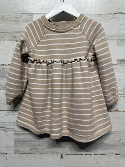Size 24m Easy Peasy Striped Dress - Very Good Used Condition