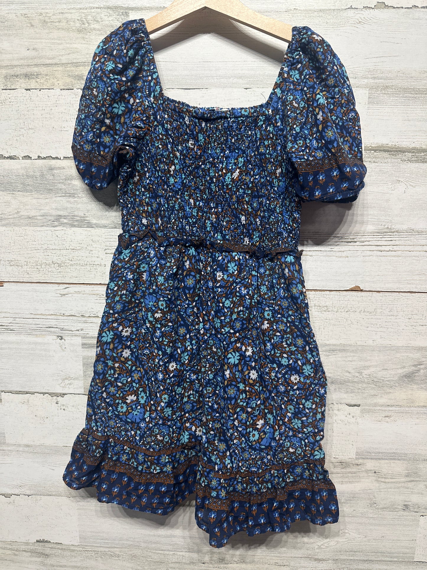 Vineyard Vines Smock Top Floral Dress - Girls Size Medium - Very Good Used Condition